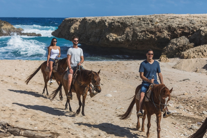 beach ocean horseback riding tours aruba